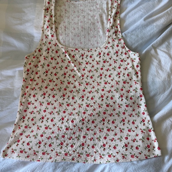 Sezane Juan Top Pointelle Mady Print - Size XXXL - Picture 1 of 4